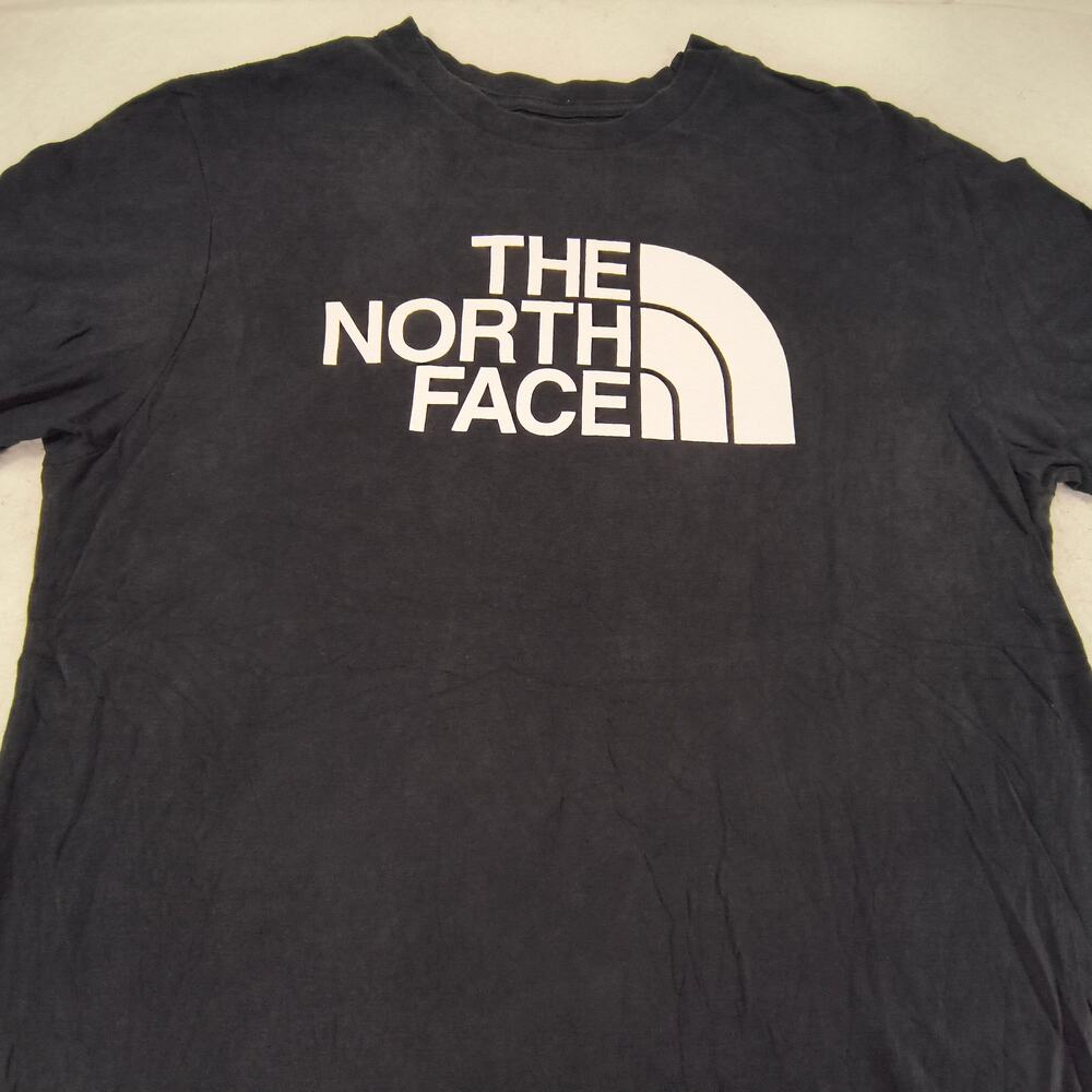 The North Face Casual Crew Neck Graphic T-Shirt Mens Size Large L Black White